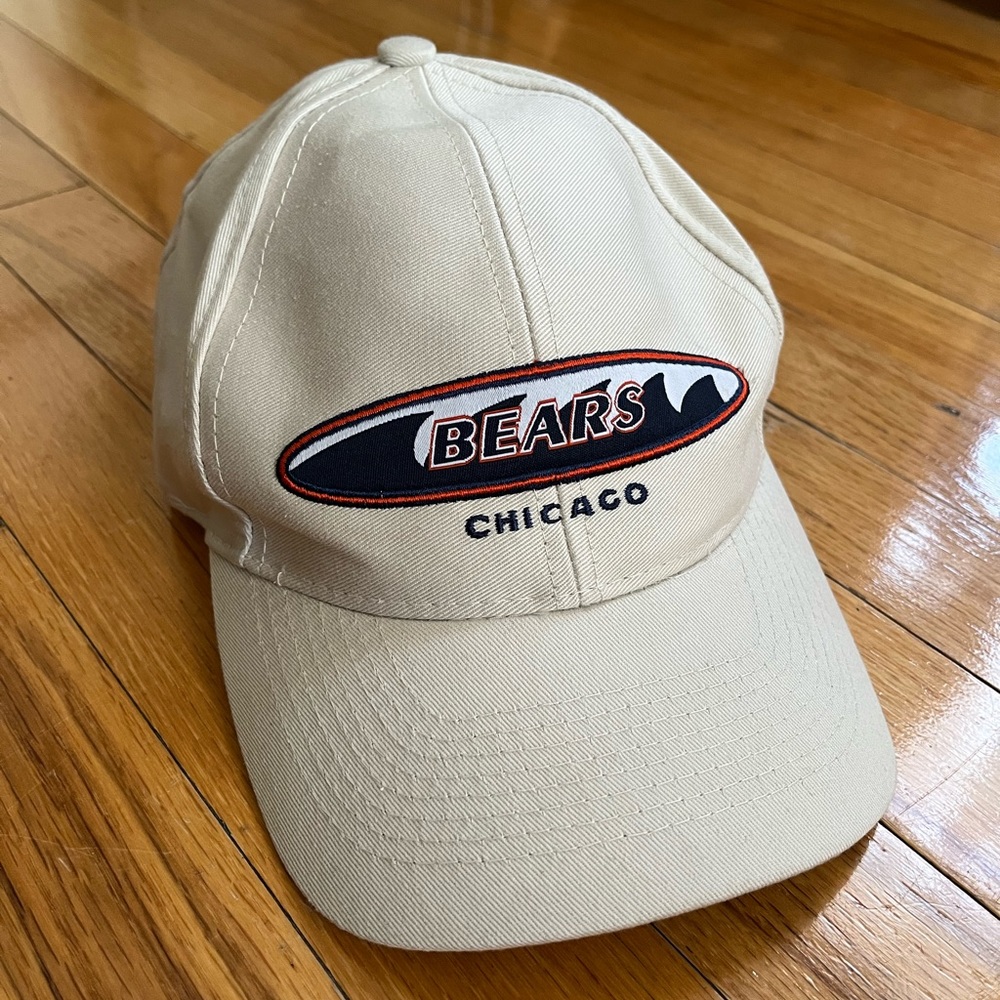 VTG Logo Athletic Chicago Bears Sharktooth Hat Stitched Embroidered Dad Hat
